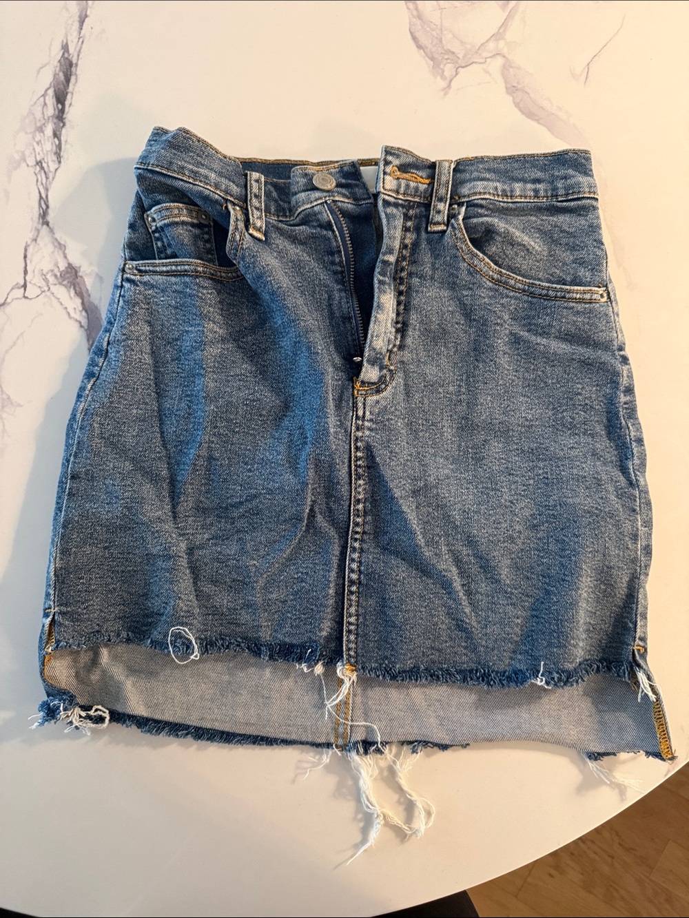 Aritzia Wilfred Jean Skirt Size 0